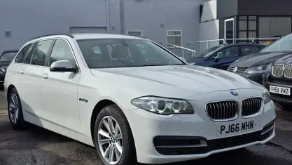 Used BMW 520 Comfort Edition 190 HP (139 kW) 2016 White Estate