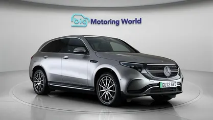 Used Mercedes EQC400 AMG line 300 kW (408 HP) 2022 Silver SUV