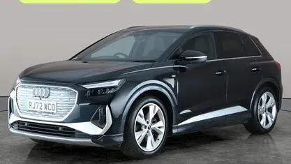 Used Audi Q4 e-tron S-Line 150 kW (204 HP) 2023 Black SUV