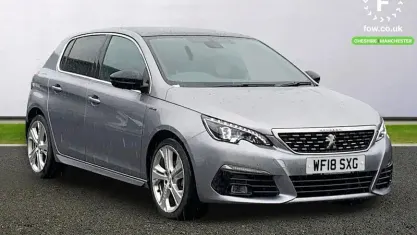 Used Peugeot 308 GT-line 131 HP (96 kW) 2018 Grey Hatchback