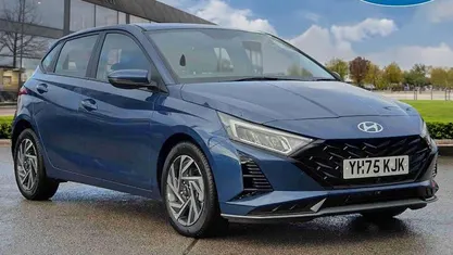 New Hyundai i20 Advanced 101 HP (74 kW) 2025 Blue Hatchback