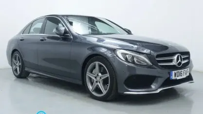 Begagnad Mercedes C250 AMG Line Premium Plus 204 HK (150 kW) 2016 Grå Sedan