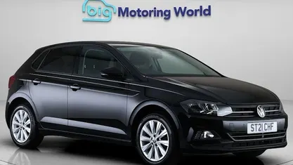 Used VW Polo Match 95 HP (69 kW) 2021 Black Hatchback