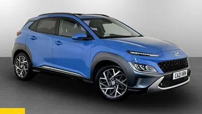 Blue Used 2021 Hyundai Kona Ultimate SUV | £15,995 (Fair price)