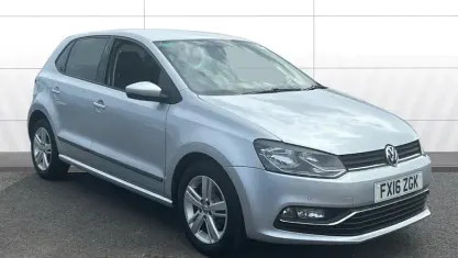Used VW Polo Match 90 HP (66 kW) 2016 Silver Hatchback