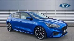 Blue Used 2018 Ford Focus ST-Line X Hatchback | £11,567 (Fair price)