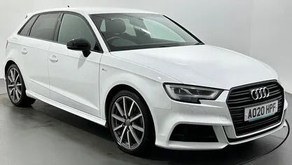 White Used 2019 Audi A3 Sportback Black Edition Hatchback | £17,762 (Fair price)