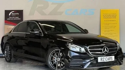 Used Mercedes E220 AMG line 194 HP (142 kW) 2020 Black Sedan