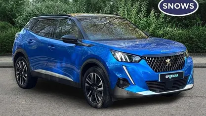 Used Peugeot 2008 GT-line 129 HP (94 kW) 2020 Blue SUV