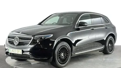 Used Mercedes EQC400 AMG line 300 kW (408 HP) 2022 Black SUV