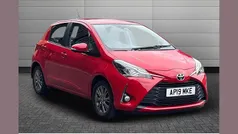Red Used 2019 Toyota Yaris Hatchback | £9,950 (Fair price)