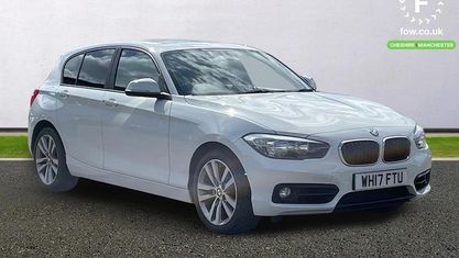 Używany BMW 118 Sport Line 150 KM (110 kW) 2017 Biały Hatchback