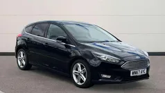 Black Used 2017 Ford Focus Zetec Hatchback | £7,359 (Fair price)