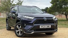 Obsidian blue Used 2025 Toyota RAV4 Hybrid Design SUV | £36,407 (Good price)