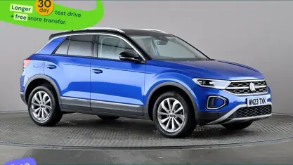 Begagnad VW T-Roc Style 110 HK (80 kW) 2023 Blå SUV