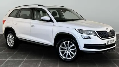 White Used 2021 Skoda Kodiaq SE SUV | £14,495 (Super price)