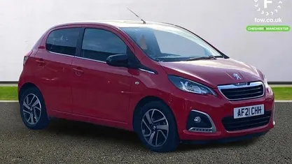 Used Peugeot 108 Allure 72 HP (52 kW) 2021 Red Hatchback