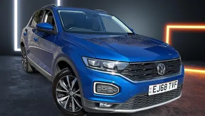 Used VW T-Roc SEL 116 HP (85 kW) 2018 Blue SUV