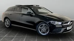 Black Used 2021 Mercedes CLA250e Shooting Brake AMG line Estate | £15,795 (Fair price)