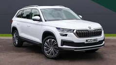 Moon white metallic Used 2023 Skoda Kodiaq SE L Executive SUV | £29,995 (Fair price)