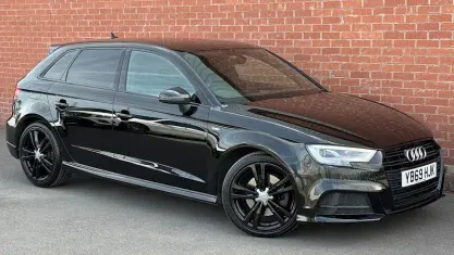 Used Audi A3 Sportback S-Line 184 HP (135 kW) 2019 Black Hatchback