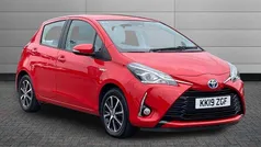 Red Used 2019 Toyota Yaris Hybrid Hatchback | £12,891 (Fair price)