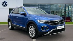 Ravenna blue metallic Used 2024 VW T-Roc Style SUV | £24,837 (Fair price)