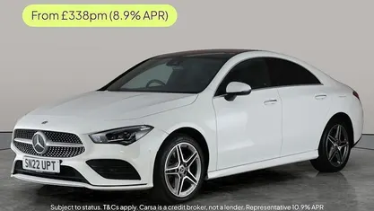 White Used 2022 Mercedes CLA250e AMG Line Premium Plus Sedan | £24,195 (Fair price)