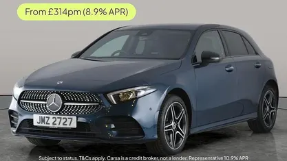 Blue Used 2022 Mercedes A250 AMG Line Premium Hatchback | £20,324 (Fair price)