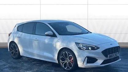White Used 2020 Ford Focus ST-Line X Hatchback | £12,497 (Fair price)