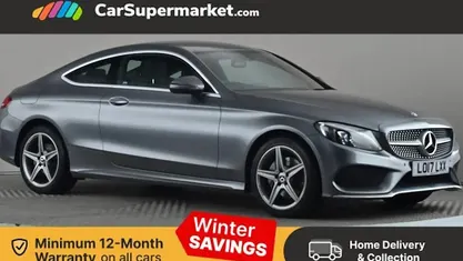 Grey Used 2017 Mercedes C220 AMG line Coupe | £13,997 (Fair price)
