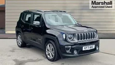Black Used 2021 Jeep Renegade Limited SUV | £17,037 (Fair price)