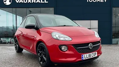 Used Vauxhall Adam S 69 HP (50 kW) 2018 Red Hatchback