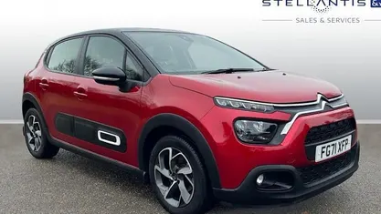 Red Used 2021 Citroën C3 PureTech Hatchback | £9,151 (Fair price)