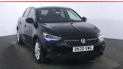 Used Vauxhall Corsa Elite 101 HP (74 kW) 2020 Black Hatchback