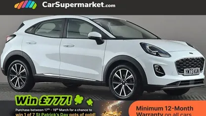 Used Ford Puma Titanium 125 HP (91 kW) 2023 White SUV