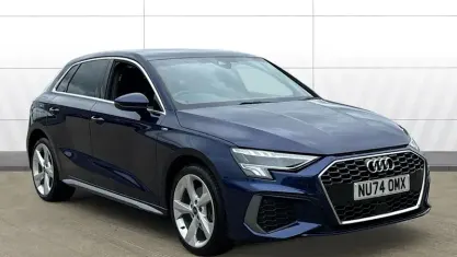 Used Audi A3 Sportback e-tron S-Line 204 HP (150 kW) 2024 Blue Hatchback