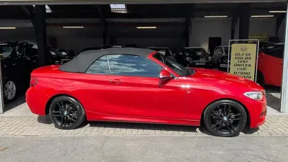 Usado BMW 220 M Sport 184 CV (135 kW) 2015 Rojo Descapotable