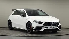 Polar white standard finish Used 2025 Mercedes A45 AMG AMG Hatchback | £54,800 (Fair price)