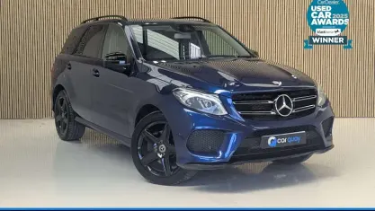 Used Mercedes GLE250 AMG line 204 HP (150 kW) 2017 Blue SUV