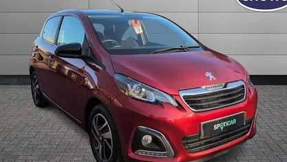 Red Used 2021 Peugeot 108 Allure Hatchback | £8,219 (Fair price)