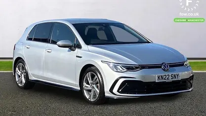 Used VW Golf VIII R-line 150 HP (110 kW) 2022 Silver Hatchback