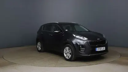 Used Kia Sportage 177 HP (130 kW) 2018 Black SUV