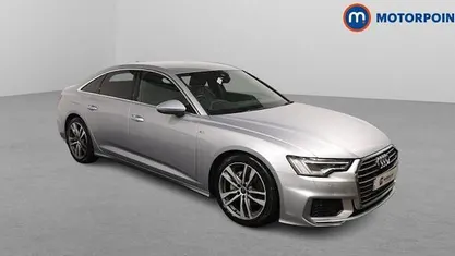 Used Audi A6 S-Line 204 HP (150 kW) 2021 Silver Sedan