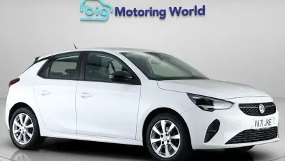 Used Vauxhall Corsa Edition 75 HP (55 kW) 2022 White Hatchback