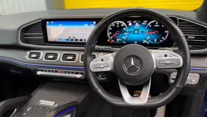 Used Mercedes GLE350 AMG line 272 HP (200 kW) 2021 Blue SUV