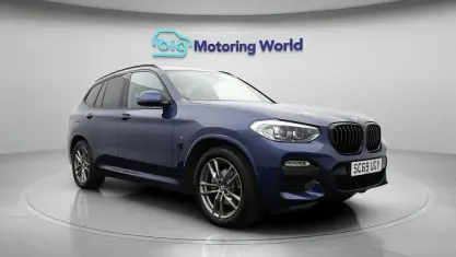Used BMW X3 M Sport 190 HP (139 kW) 2019 Blue SUV
