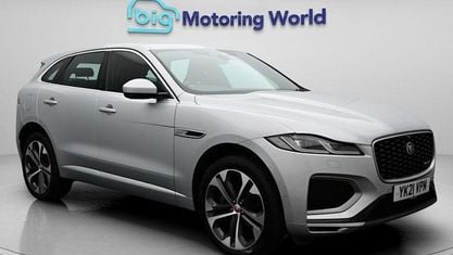 Używany Jaguar F-Pace R-Dynamic 204 KM (150 kW) 2021 Srebrny SUV
