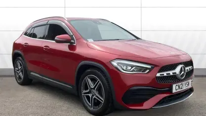 Used Mercedes GLA200 AMG line 163 HP (119 kW) 2021 Red SUV