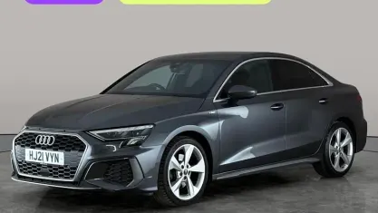 Used Audi A3 S-Line 110 HP (80 kW) 2021 Grey Sedan